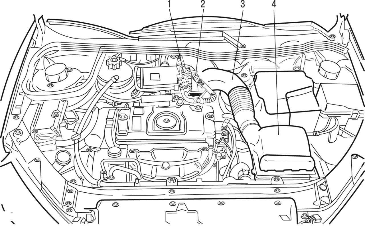 Подкапотное пространство ланос схема