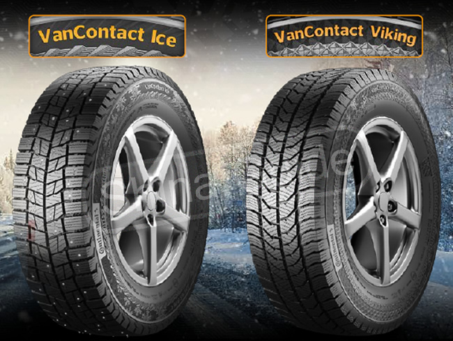 Continental VanContact Ice и VanContact Viking