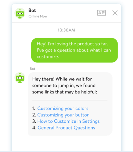 chatbots for conversational support